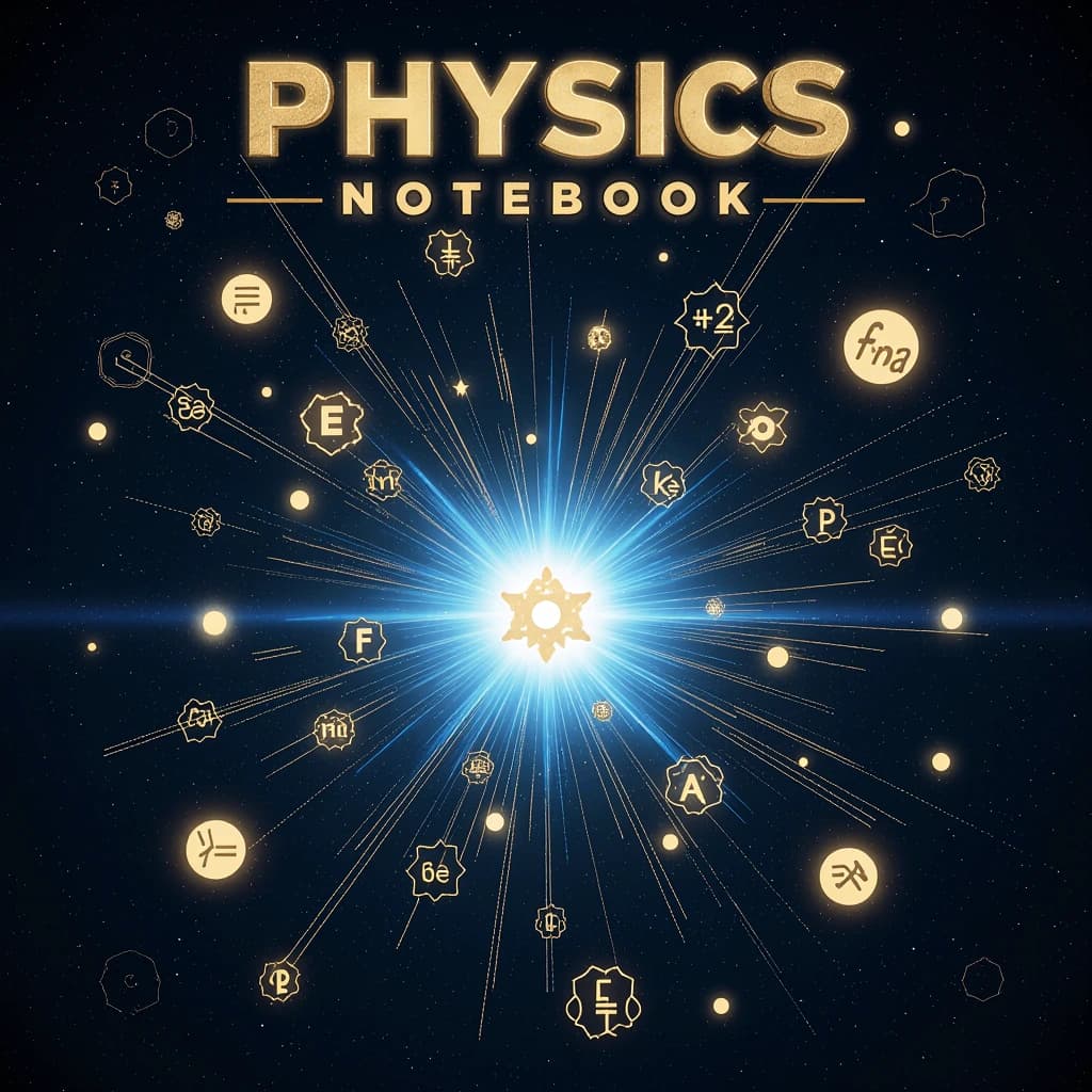Physics Digital Notebook — 73 Pages for Science Students