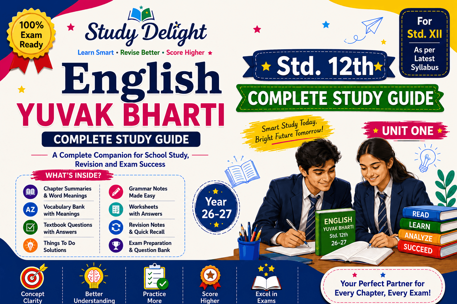 12 English Maharashtra state Board 26-27- Study Notes Unit one