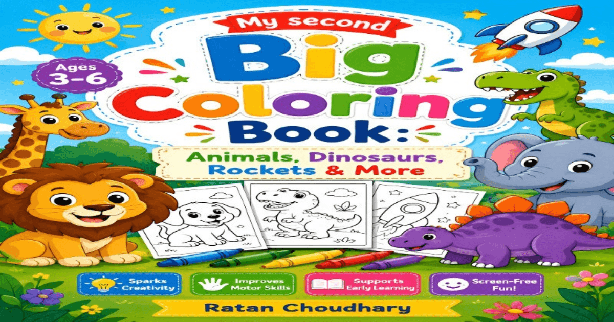 My Second Big Coloring Book for Kids Ages 3–6