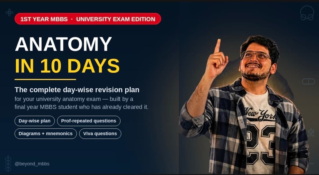 Anatomy in 10 Days: Pass Without the Panic