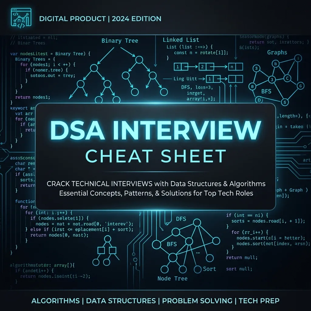 DSA Interview Cheat Sheet '25
